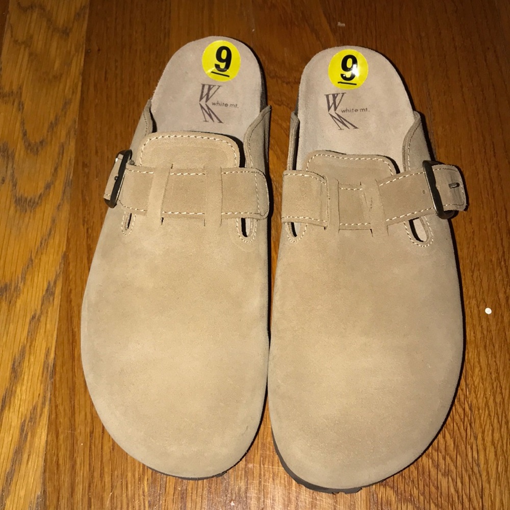 Tan shoes